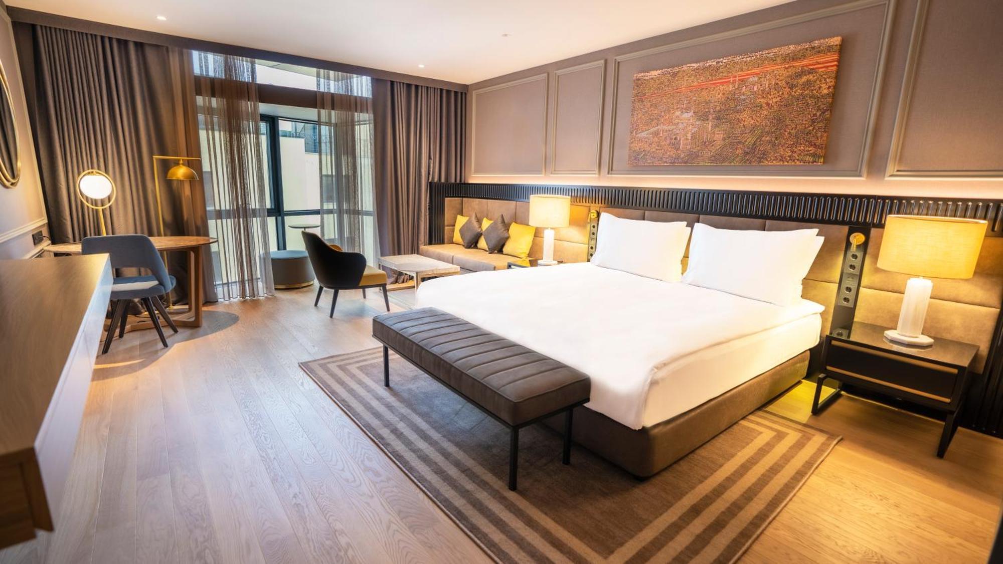 Sofitel Istanbul Taksim Hotel Bagian luar foto Deluxe Room